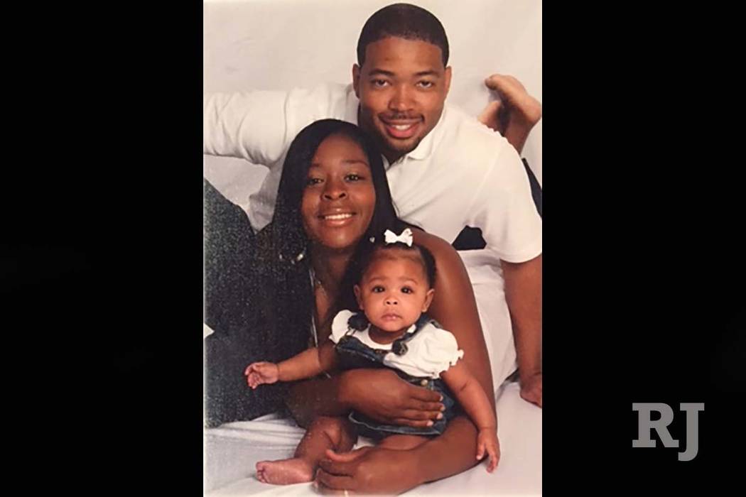 Dwayne Murray poses with his wife, LaQuinta Whitley Murray and their daughter, Brooklynn, prior to Whitley Murray's death in April 2013. (Courtesy of Murray's attorney, Dan Laird)