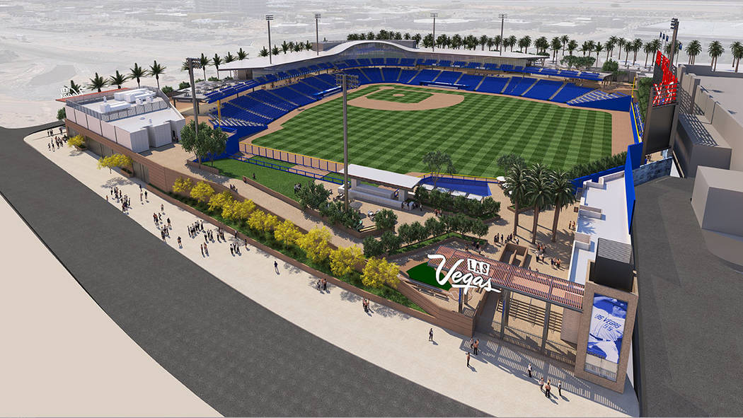 Take a look at construction on new Las Vegas Ballpark — VIDEO Las