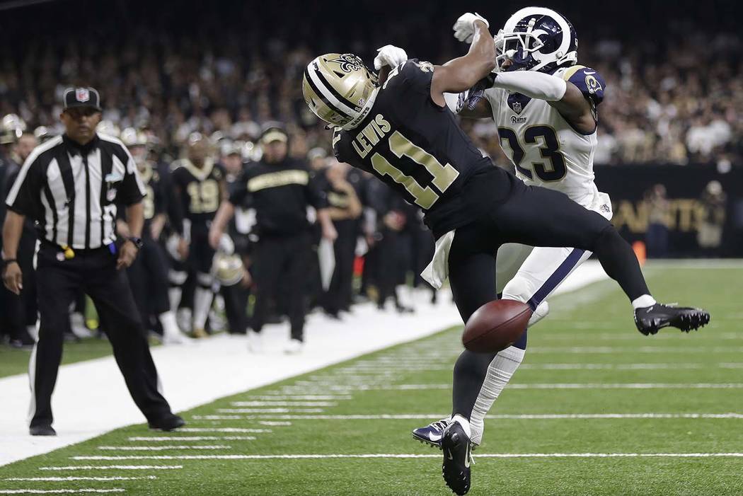 NFL fines Rams DB for controversial hit against Saints despite no-call |  Las Vegas Review-Journal
