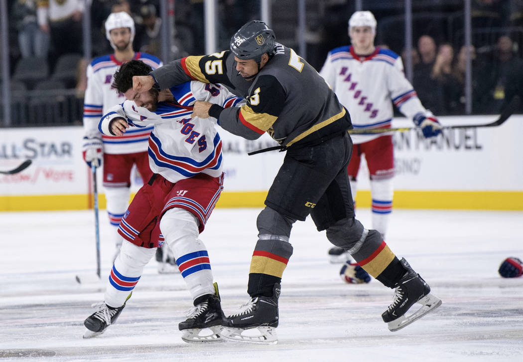 Golden Knights’ Ryan Reaves perfects the craft of fighting Las Vegas