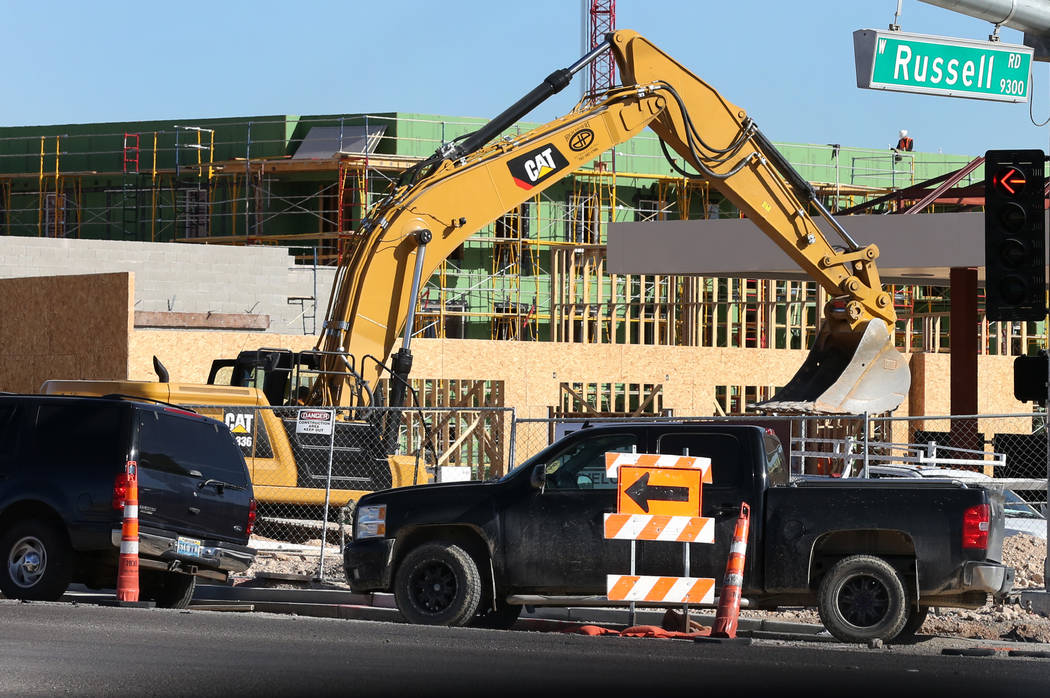 Las Vegas construction employment growth outpaced US rate last year