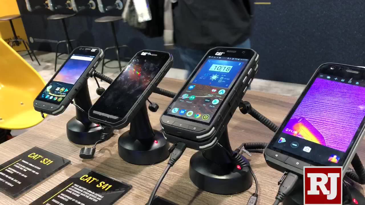 World Of Concrete 2019 Caterpillar Inc Selling Smartphones Las