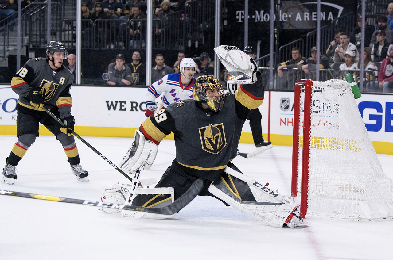 Knights extend winning streak with 4-2 win over the Rangers | Golden ...