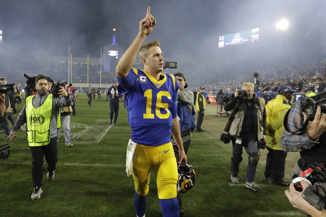 Rams QB Jared Goff a composure of Super Bowl | Las Vegas Review-Journal
