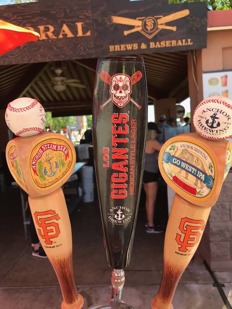 Beer taps at Peoria Stadium in Arizona. Bill Bradley Las Vegas Review-Journal
