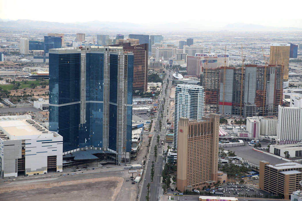 Will Poynter of Indiana rides Big Shot at the Stratosphere in Las Vegas,  Friday, Feb. 1, 2019. Erik Verduzco/Las Vegas Review-Journal)  @Erik_Verduzco