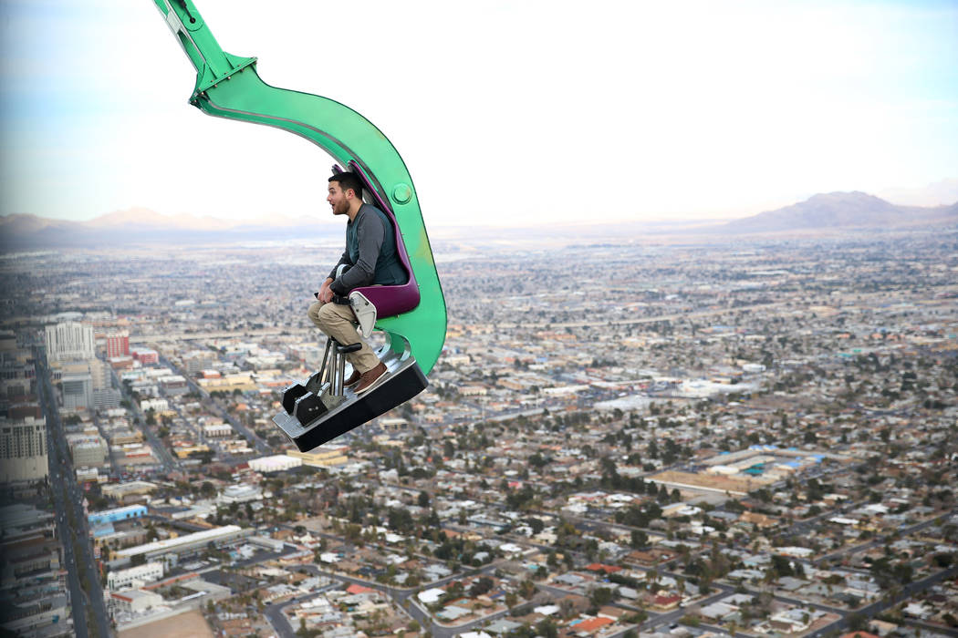 Big Shot on the stratosphere in Las Vegas. #fyp #stratopshere #lasveg