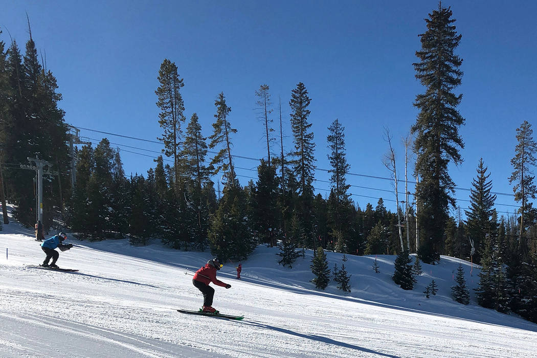 Mark Wilbourne is pictured skiing during a family ski trip last month. (Wilbourne family collection)