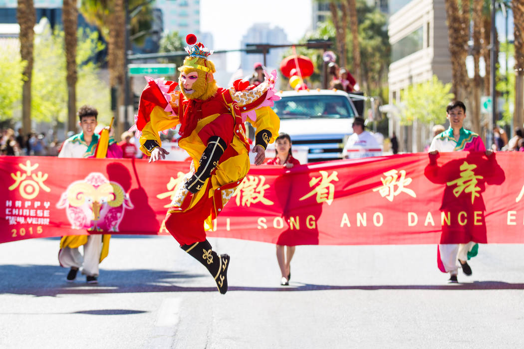 Watch the Chinese New Year parade in downtown Las Vegas Downtown