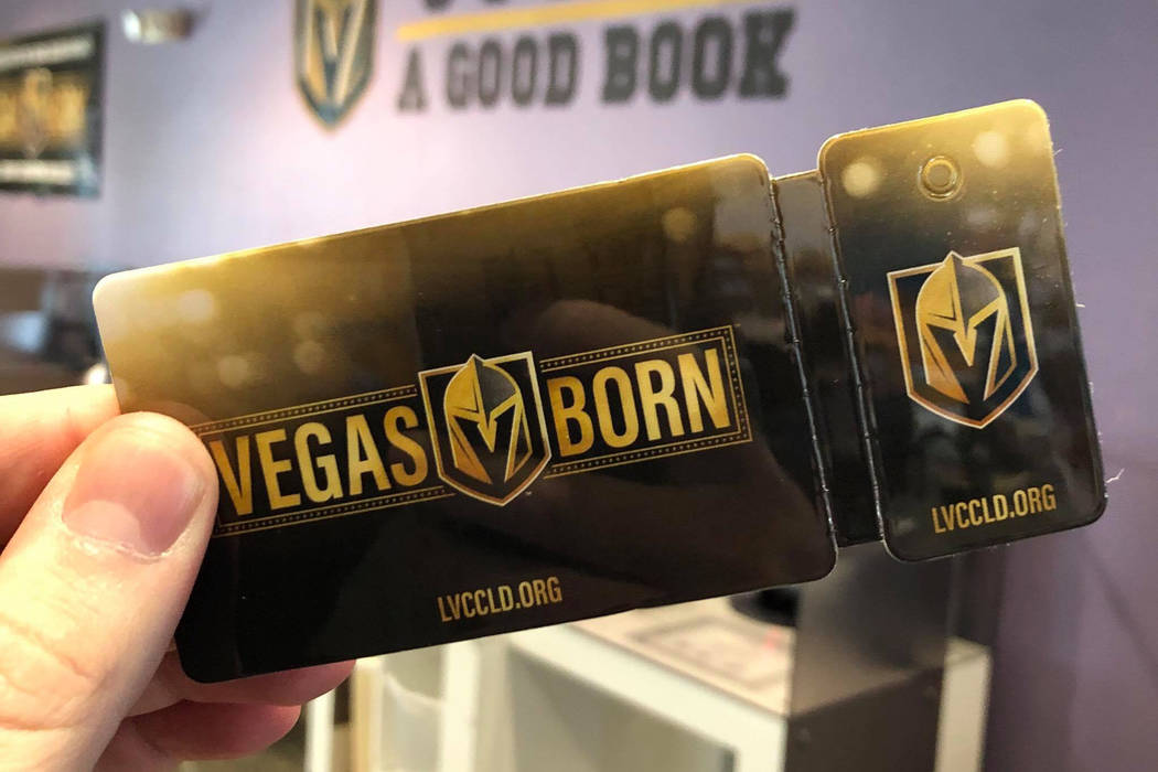 Golden Knights Library Card Now Available In Las Vegas Valley Las Vegas Review Journal