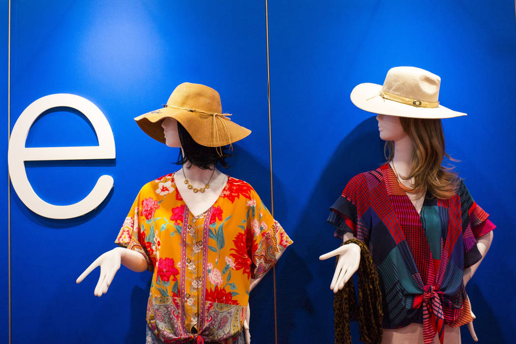 Mannequins dressed with apparel from Umgee on display at the MAGIC trade show at the Las Vegas Convention Center in Las Vegas on Wednesday, Feb. 6, 2019. (Chase Stevens/Las Vegas Review-Journal) @ ...