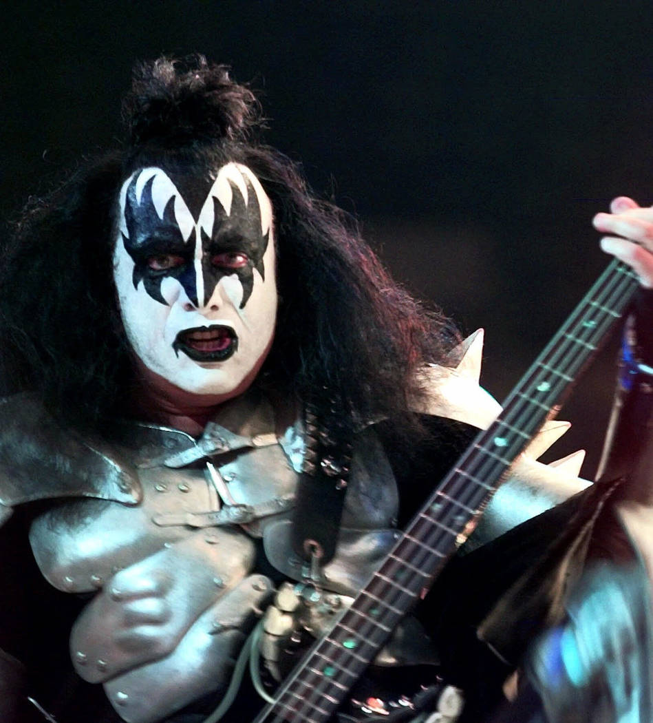 Bassist Gene Simmons presents the onstage personality of The Demon as Kiss performs in its "Farewell Tour" June 6, 2000 at the Richmond Coliseum in Richmond, Va. "If you spend your ...