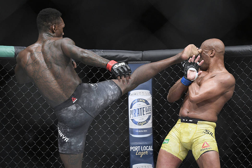 Israel Adesanya wins at UFC 234 in Australia | Las Vegas ...