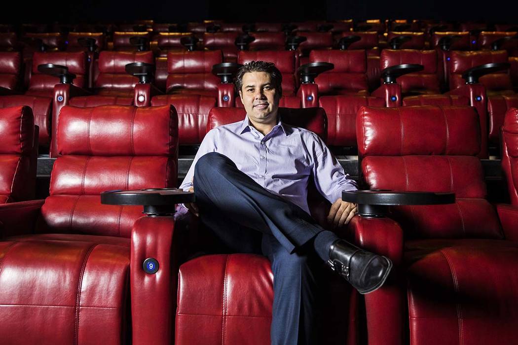 Milo Kostelecky is president of the Las Vegas Film Festival, which opens in late April this year. (Benjamin Hager/Las Vegas Review-Journal) @benjaminhphoto