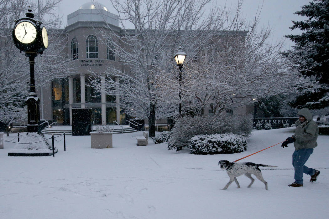 Nevada Legislature building in Carson City, Sunday, Feb. 3, 2019. (K.M. Cannon/Las Vegas Review-Journal) @KMCannonPhoto