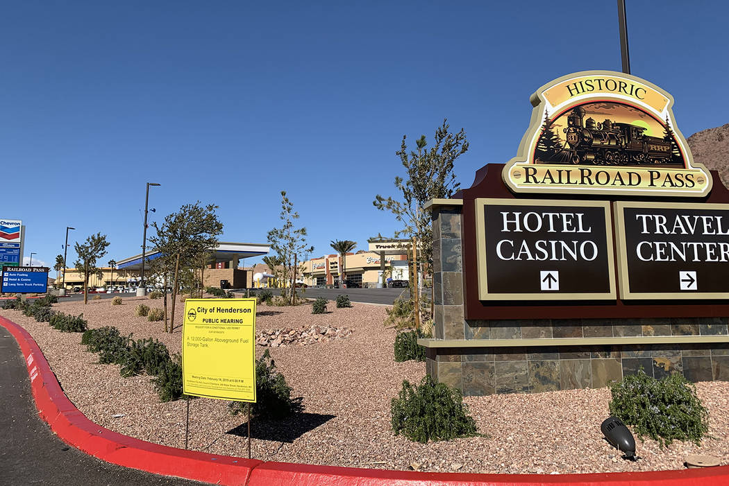 Railroad Pass Hotel and Casino is adding a helipad where Maverick Helicopters will run tours of the Grand Canyon and Hoover Dam out of. (Mick Akers/Las Vegas Review-Journal)
