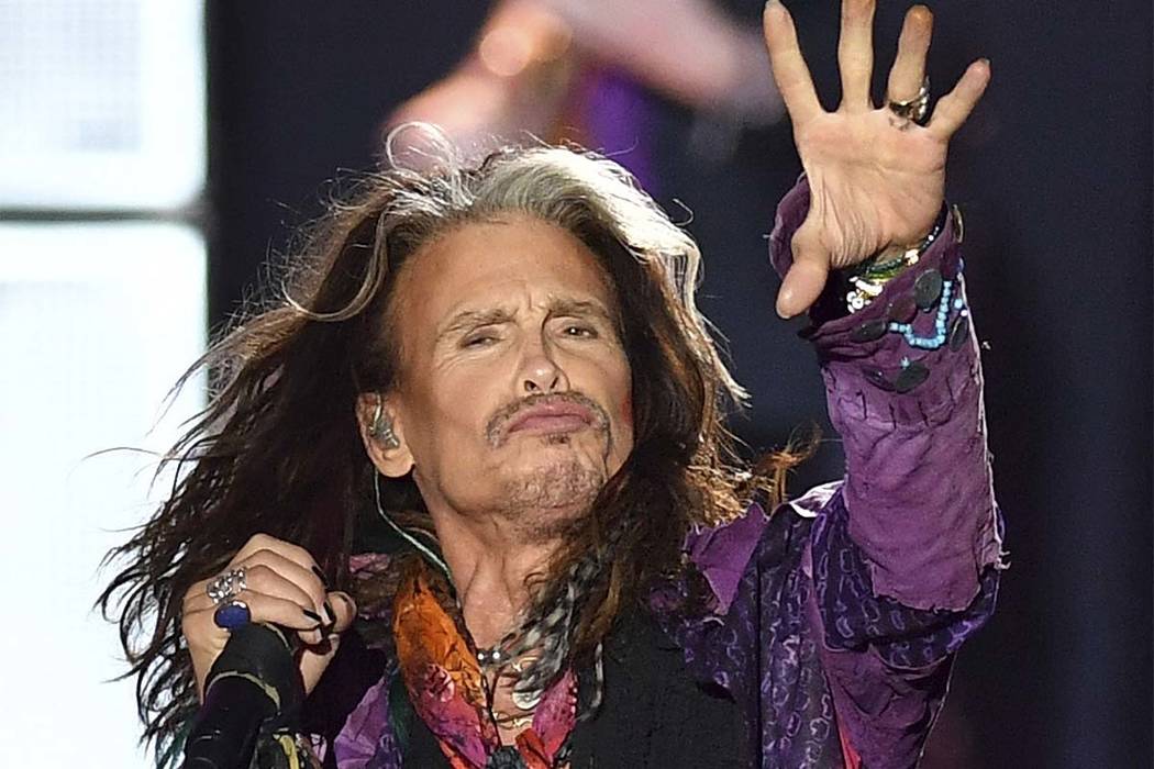 Singer Steven Tyler performs during a May concert of Aerosmith at the Koenigsplatz in Munich, Germany. (Lukas Barth/AP)