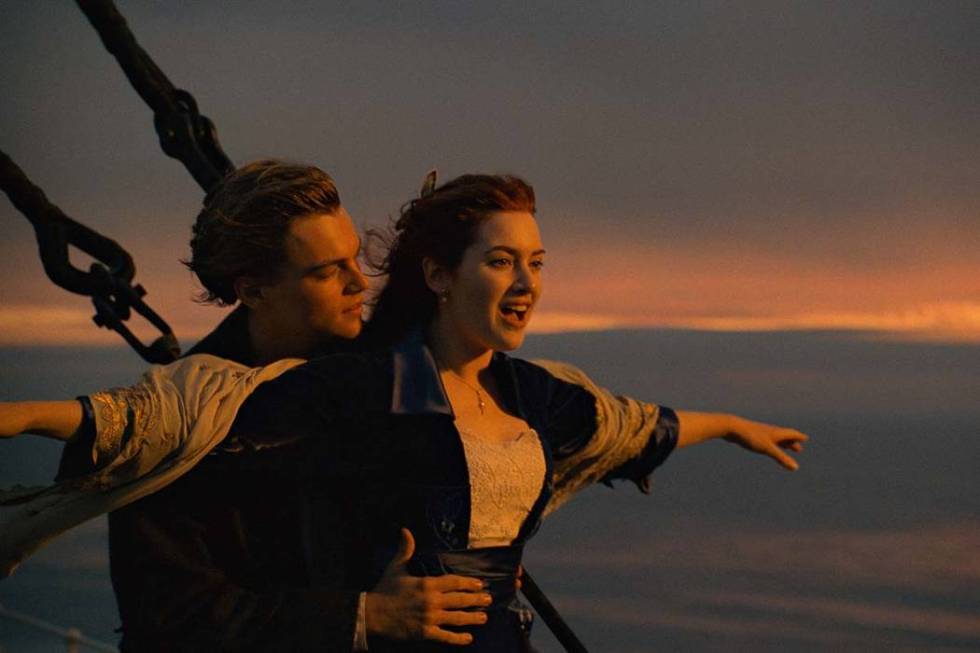 Leonardo DiCaprio and Kate Winslet star in "Titanic." (Paramount)