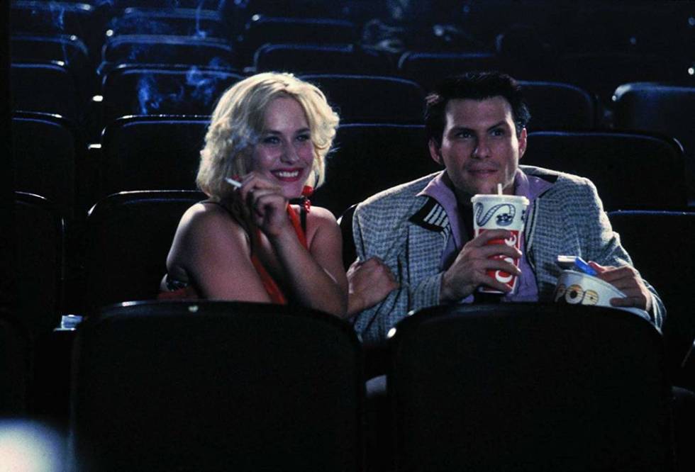 Patricia Arquette and Christian Slater star in "True Romance." (Warner Bros.)