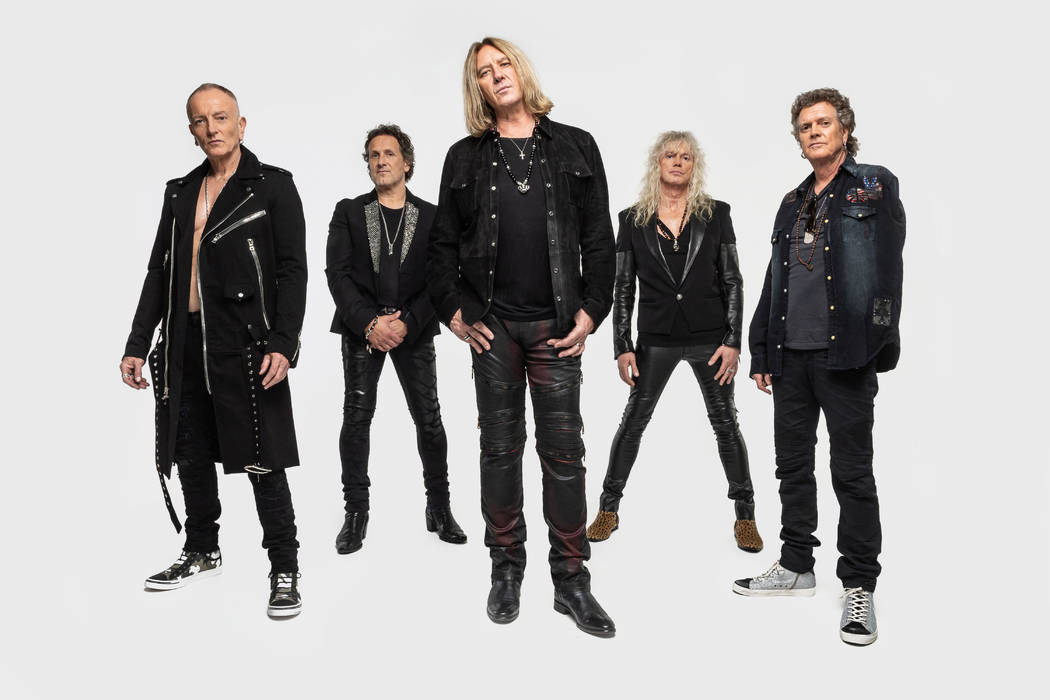 Def Leppard opens its 12-show series at Zappos Theater at Planet Hollywood on Aug. 14. (Kevin Nixon)