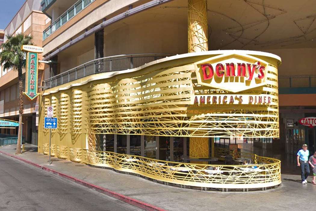 Las Vegas, NV, USA – June 7, 2021: Exterior view of Denny's