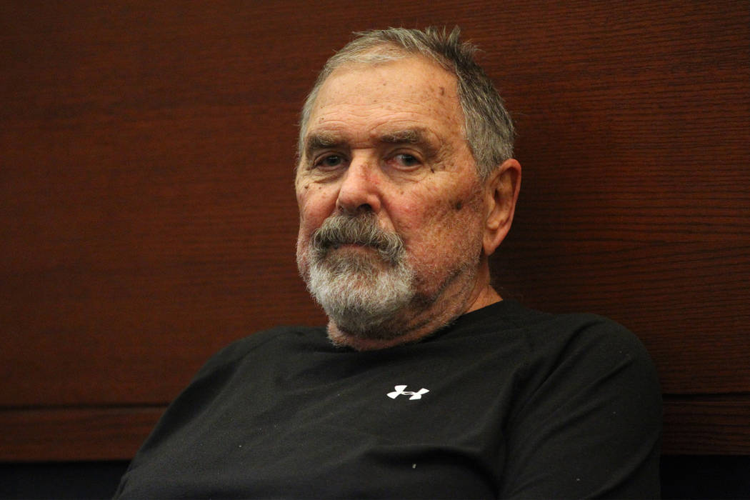 Marcel Chappuis appears in court for a court hearing at the Regional Justice Center in Las Vegas, Thursday, Feb. 14, 2019. Marcel Chappuis and his wife, Patricia, are operators of Northwest Academ ...