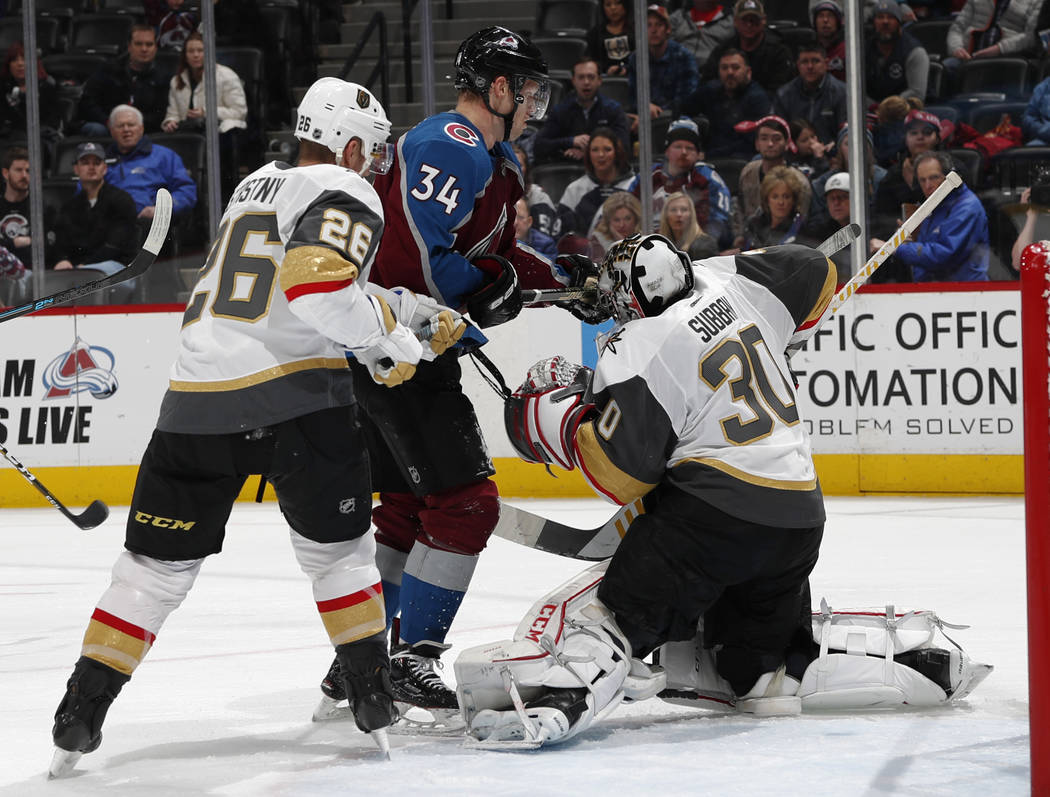 Golden Knights blanked by Avalanche, 3-0 — VIDEO | Las ...