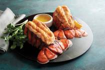 Lenten special of twin lobster tails at Morton's the Steakhouse (Ralph Smith)