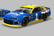 Kurt Busch will drive a car featuring the colors of former sponsor Star Nursery in Sunday's NASCAR Pennzoil 400 at Las Vegas Motor Speedway (Courtesy)