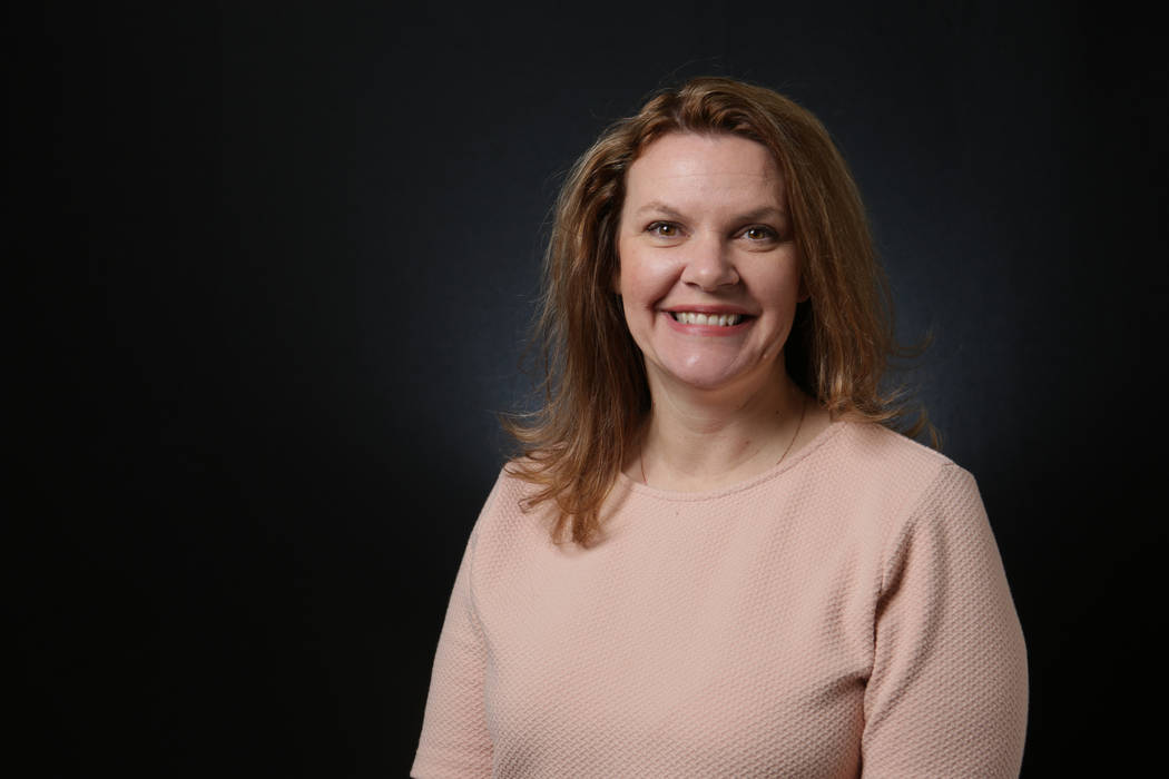 Assemblywoman Michelle Gorelow, D-Las Vegas, is photographed at the Las Vegas Review-Journal offices on Thursday, April 26, 2018. She is sponsoring Senate Bill 200, which would allow police to sca ...