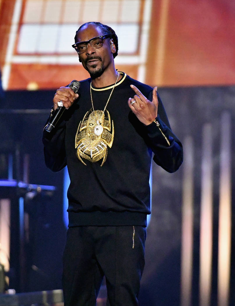 Snoop Dogg performs during the 33rd annual Stellar Gospel Music Awards at the Orleans Arena on March 24, 2018 in Las Vegas, Nevada. (Photo by Earl Gibson III/Getty Images) *** Local Caption *** S ...