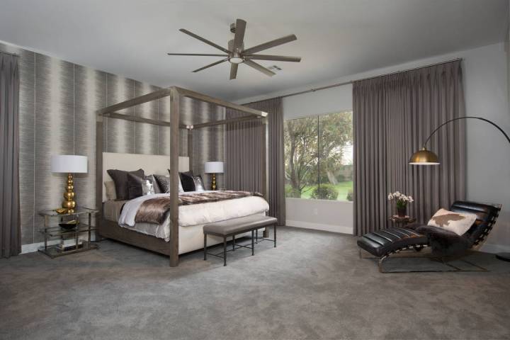 Drapery makes this bedroom look soft and warm. (P. Scinta Designs)