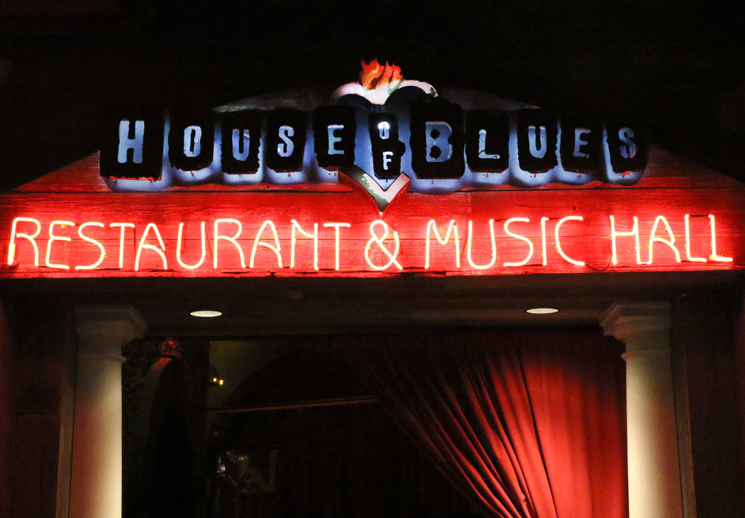 Entrance to the House of Blues at Mandalay Bay hotel-casino photographed on Friday, Feb. 22, 20 ...