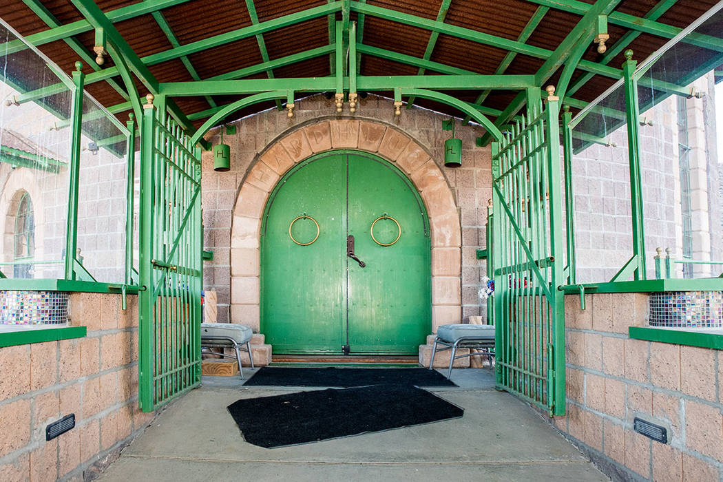 The front door to the castle. (Tonya Harvey Real Estate Millions)