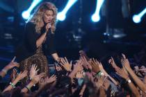 Tori Kelly performs at the MTV Video Music Awards at the Microsoft Theater on Sunday, Aug. 30, 2015, in Los Angeles. (Photo by Matt Sayles/Invision/AP)