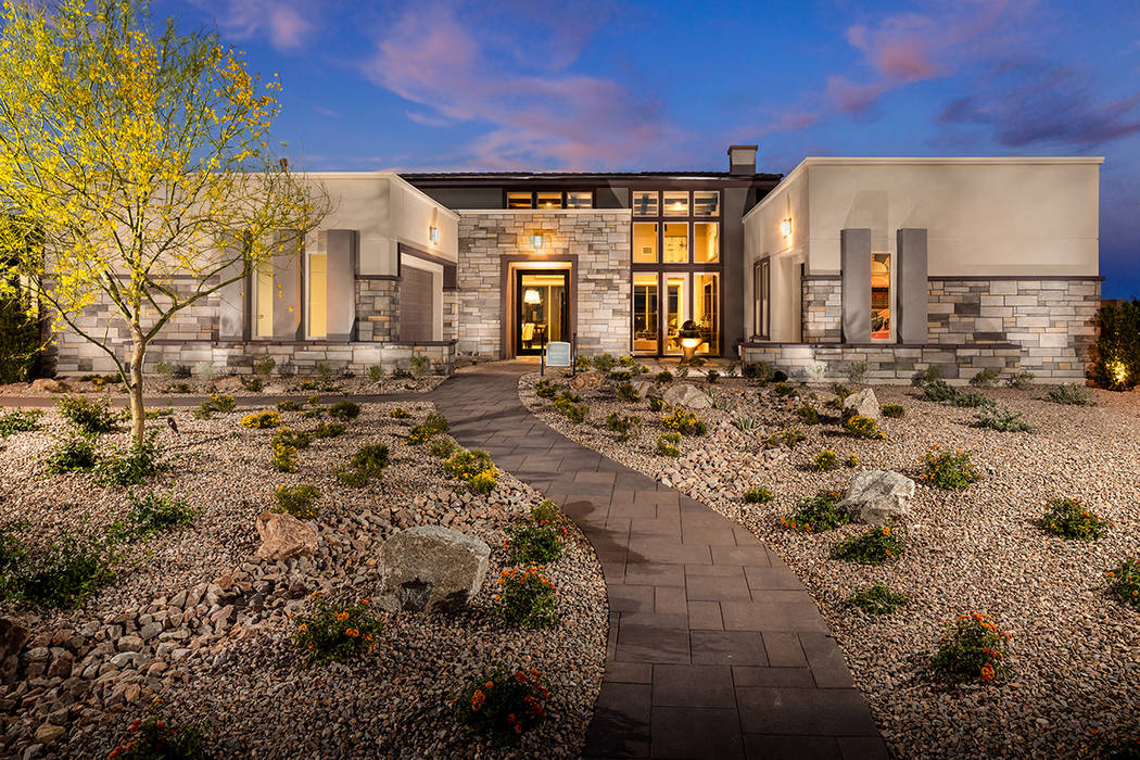 Dozens of homes are ready for quick or immediate move-in within The Cliffs and Paseos villages at Summerlin, including the Wakefield floor plan at Regency by Toll Brothers. (Summerlin)