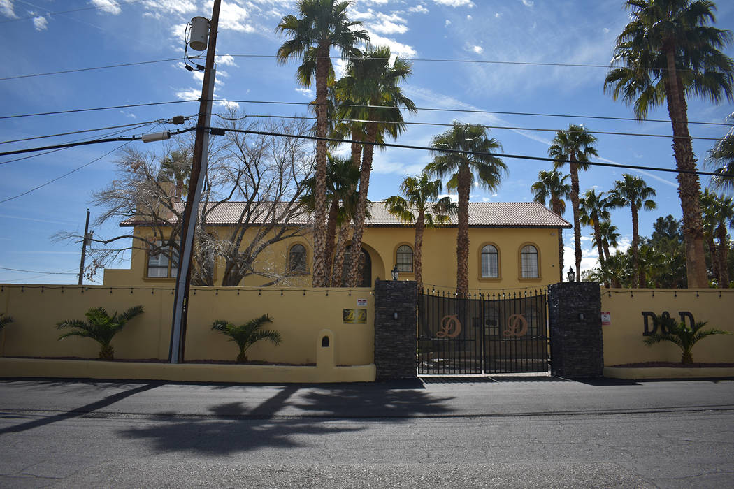 The Dreams and Desires Mansion in Spring Valley, listed for rent on totalmaxhomes.com located in the 6000 block of Darby Avenue. (Rachel Spacek/Las Vegas Review-Journal @RachelSpacek)