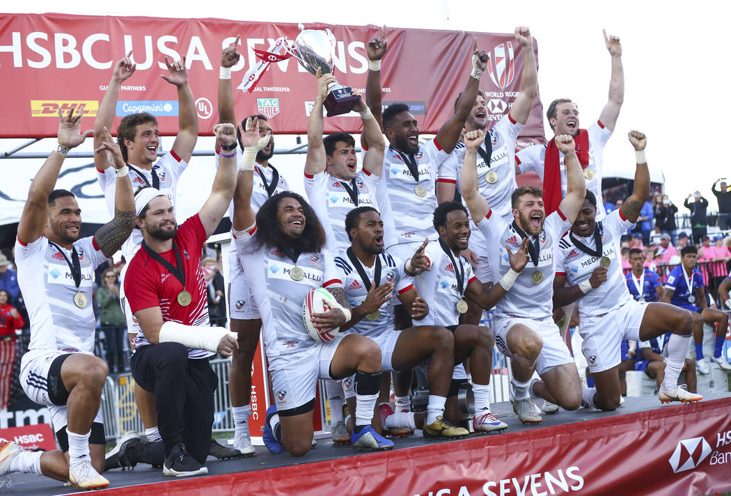 USA Sevens rugby team beats Samoa to repeat in Las Vegas Las Vegas