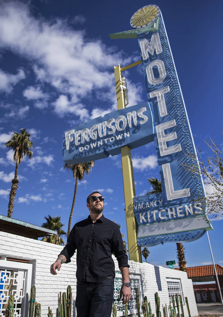 Dan Krohmer, chef/owner of Other Mama, at Fergusons Downtown where he is planning to renovate the motel into two new restaurants on Wednesday, Feb. 27, 2019, in Las Vegas. (Benjamin Hager Review-J ...