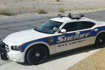 Nye County Sheriff vehicle (Special to Pahrump Valley Times)