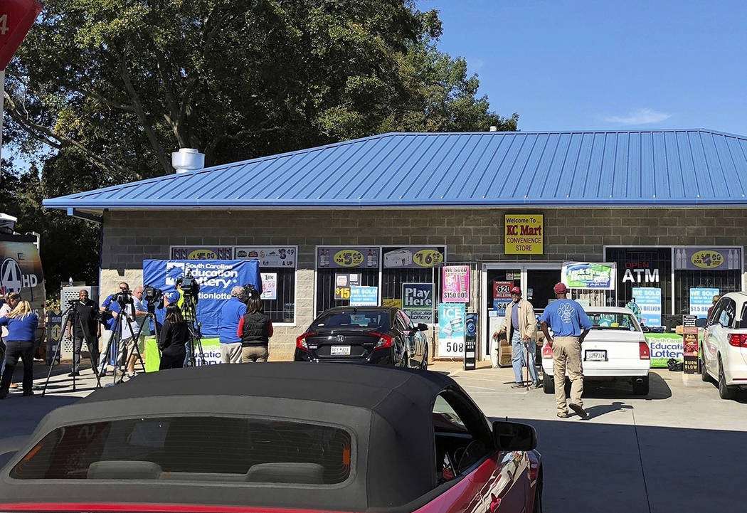 The South Carolina lottery says a single winner has stepped forward to claim the $1.5 billion Jackpot from a drawing in October. (AP Photo/Jeffrey Collins, File)