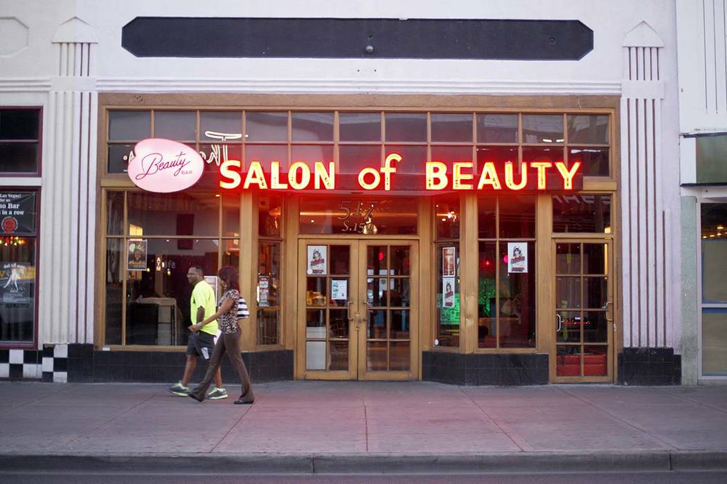 Beauty Bar is seen Tuesday, May 10, 2016, in downtown Las Vegas. Rachel Aston/Las Vegas Review-Journal Follow @rookie__rae