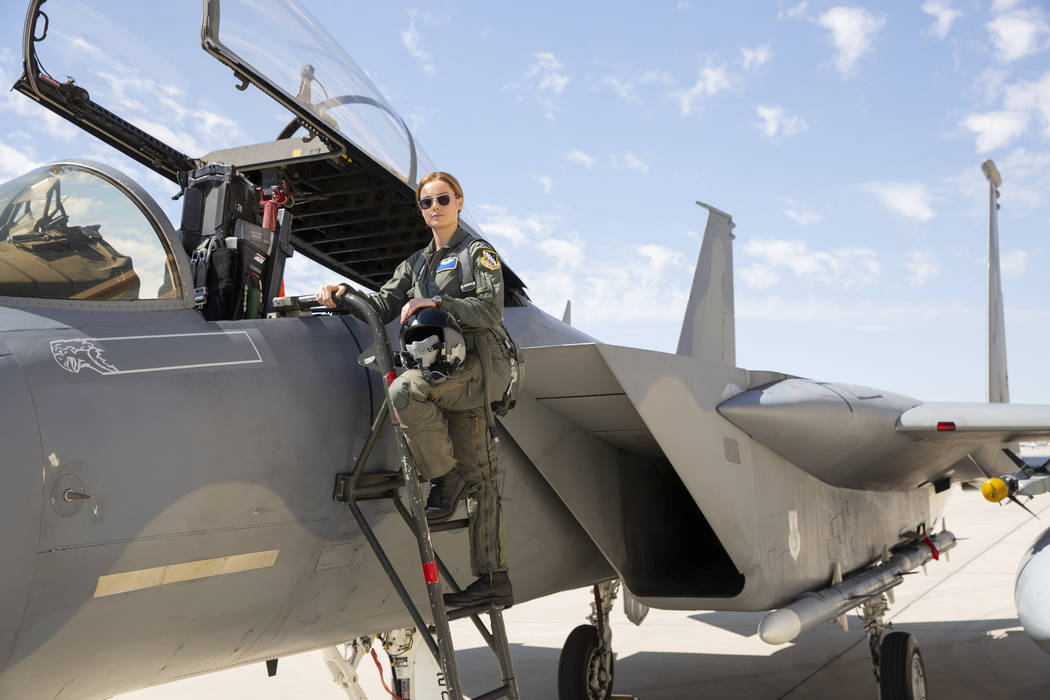 Brie Larson stars as Carol Danvers/Captain Marvel in Marvel Studios' "Captain Marvel." (Chuck Zlotnick/Marvel Studios 2019)