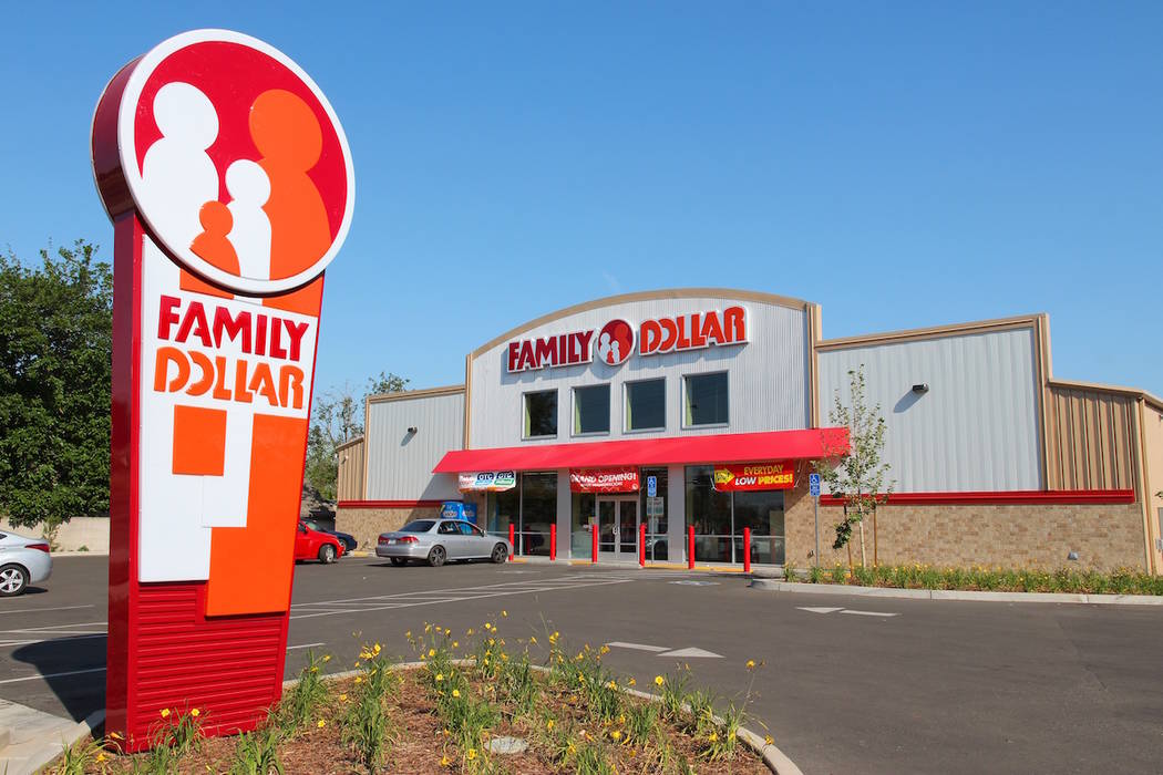 The exterior of a Family Dollar store is seen in Fresno, California. (Getty Images)