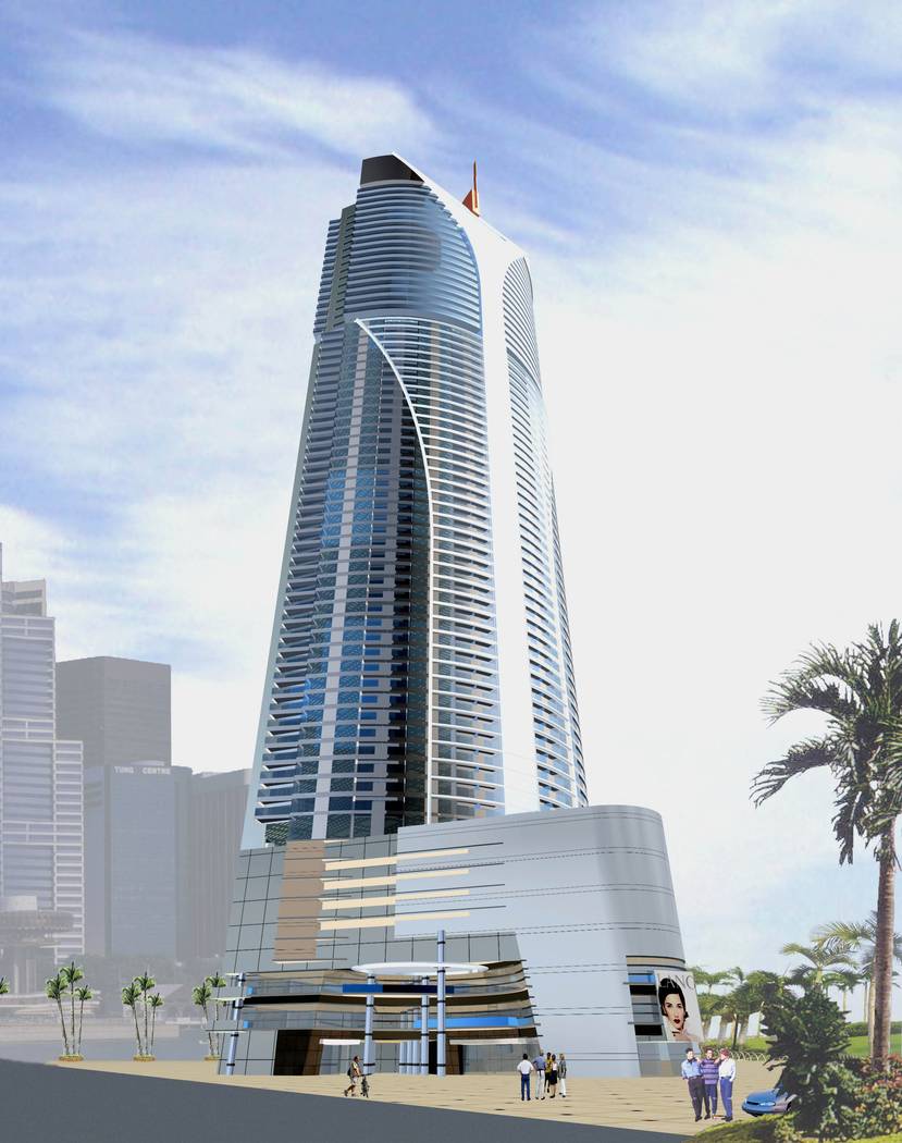 The 80-story Ivana Las Vegas condo tower, seen in this rendering, was supposed to be built at the northeast corner of Las Vegas Boulevard and Sahara Avenue. The project site today has a Walgreens. ...