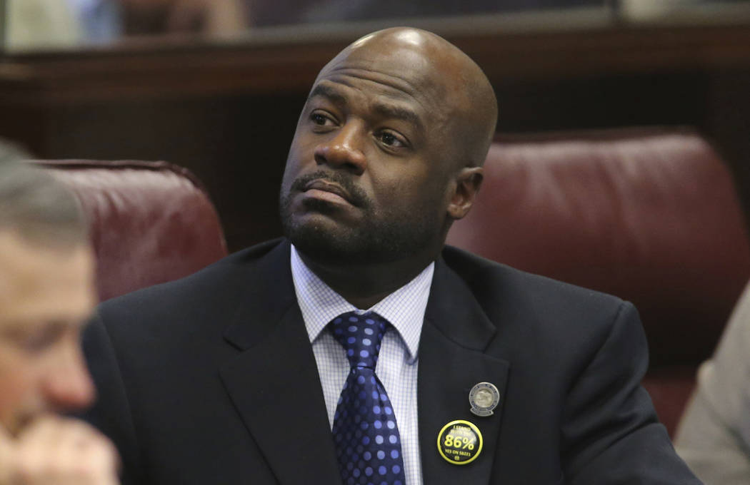 Former Nevada Senate Majority Leader Kelvin Atkinson is expected to plead guilty to a federal wire fraud charge. (Cathleen Allison/AP, File)