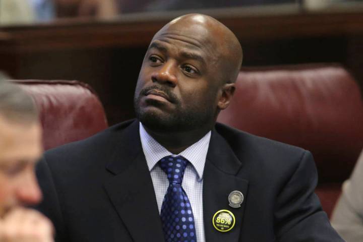 Former Nevada Senate Majority Leader Kelvin Atkinson is expected to plead guilty to a federal wire fraud charge. (Cathleen Allison/AP, File)