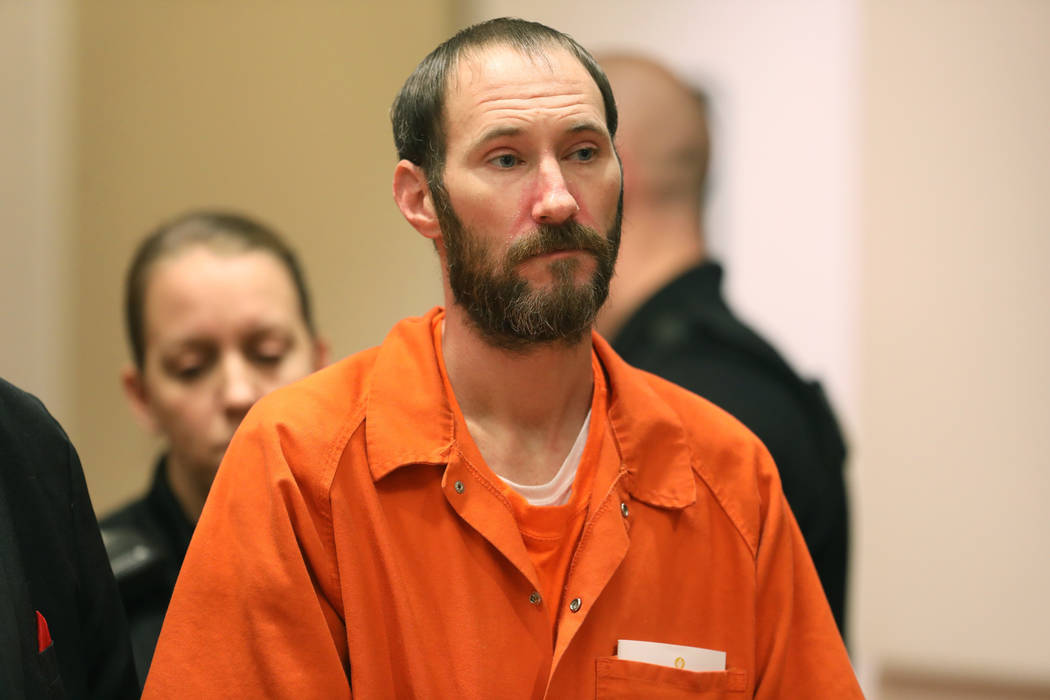 Johnny Bobbitt stands during a hearing Burlington County Courthouse in Mt. Holly, N.J. on Dec. 14, 2018. (David Swanson/The Philadelphia Inquirer via AP, Pool, File)