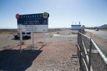 The intersection of Hualapai Way and Deer Springs Way where an Albertons store is scheduled to open in November, in Las Vegas, Tuesday, Jan. 23, 2018. Erik Verduzco Las Vegas Review-Journal @Erik_ ...