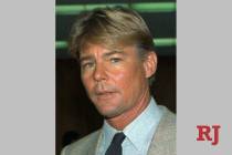 This September 1986 file photo shows actor Jan-Michael Vincent. Vincent, known for starring in the television series "Airwolf," died Feb. 10, 2019. He was 73. (AP Photo/Nick Ut, File)